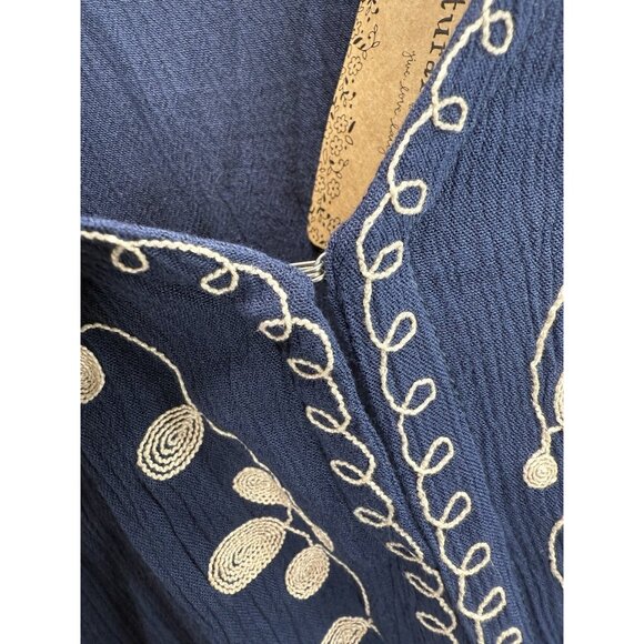 Natural Life Women's Brae Embroidered Midi Dress Size XL NWT - Picture 8 of 11